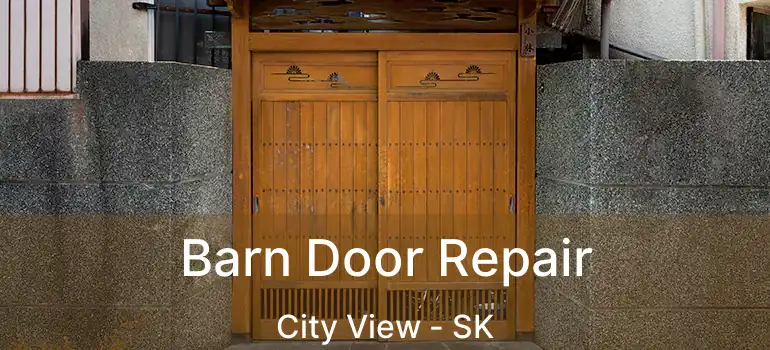  Barn Door Repair City View - SK