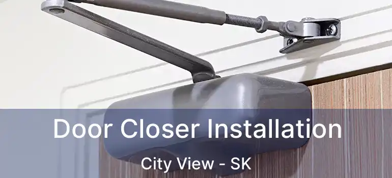  Door Closer Installation City View - SK