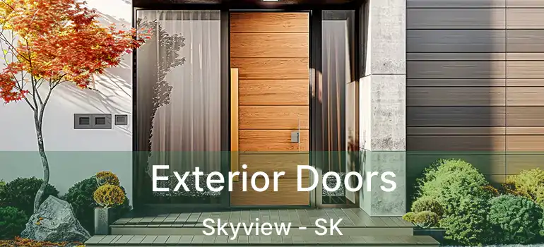  Exterior Doors Skyview - SK