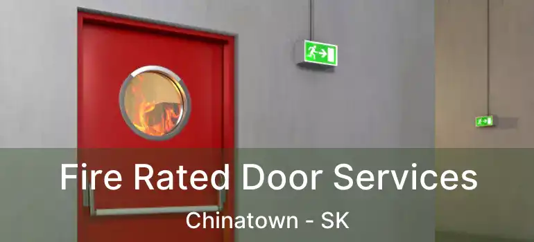  Fire Rated Door Services Chinatown - SK