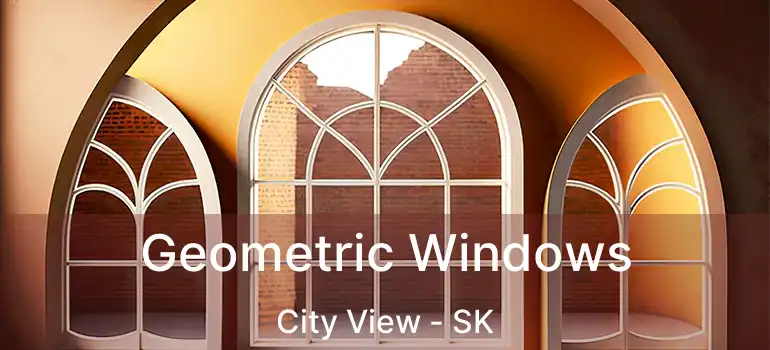  Geometric Windows City View - SK