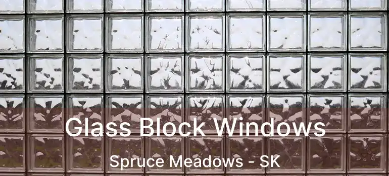  Glass Block Windows Spruce Meadows - SK