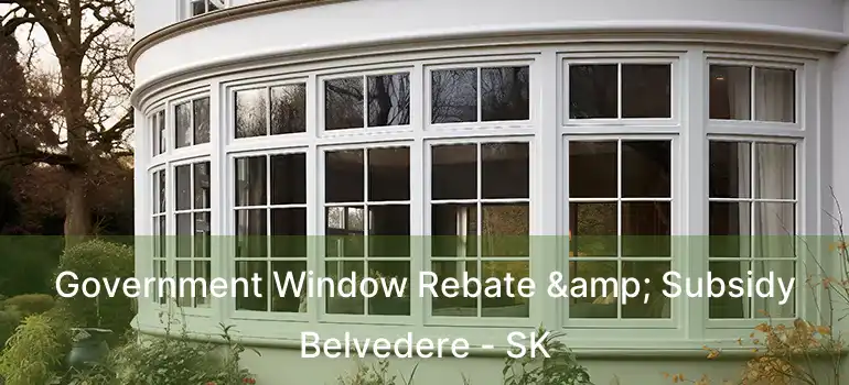  Government Window Rebate & Subsidy Belvedere - SK