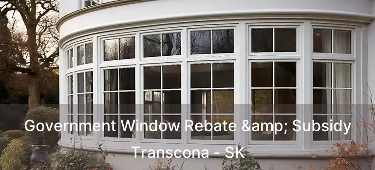  Government Window Rebate & Subsidy Transcona - SK