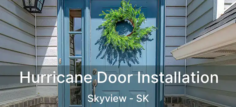  Hurricane Door Installation Skyview - SK