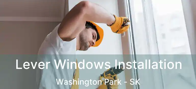  Lever Windows Installation Washington Park - SK