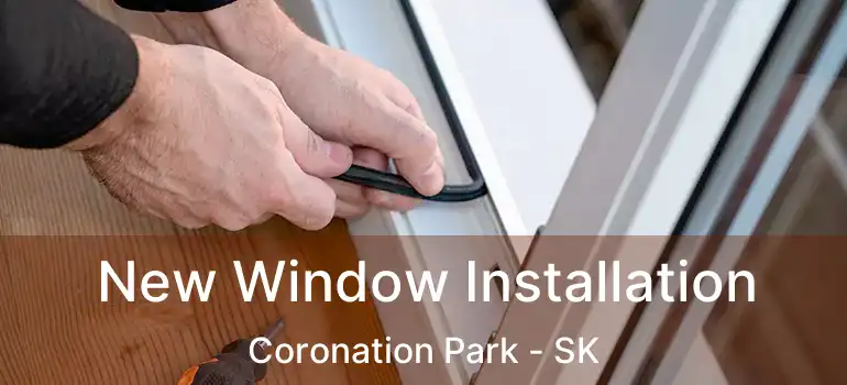  New Window Installation Coronation Park - SK