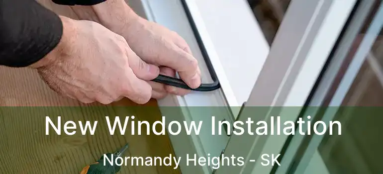  New Window Installation Normandy Heights - SK