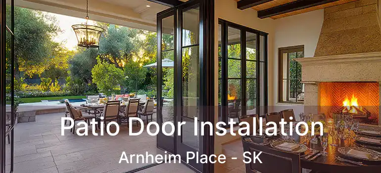  Patio Door Installation Arnheim Place - SK