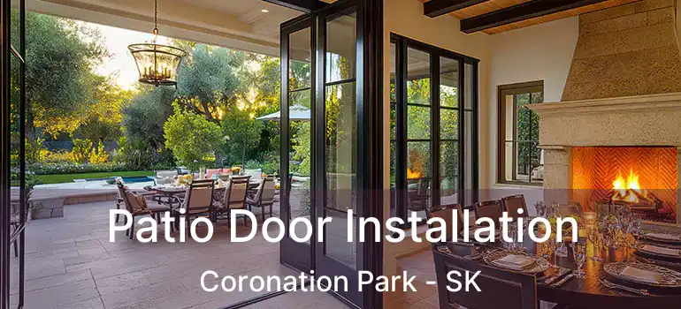  Patio Door Installation Coronation Park - SK
