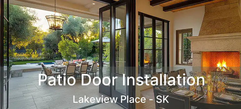  Patio Door Installation Lakeview Place - SK