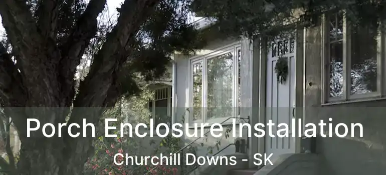  Porch Enclosure Installation Churchill Downs - SK