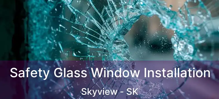  Safety Glass Window Installation Skyview - SK