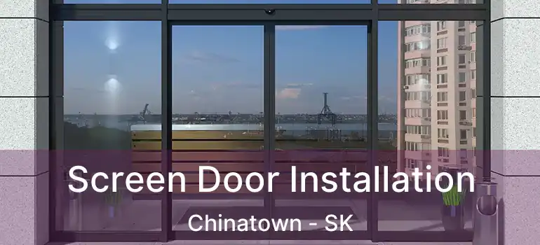  Screen Door Installation Chinatown - SK