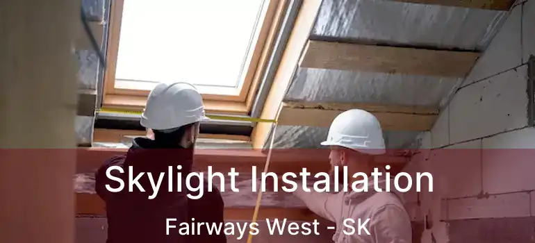  Skylight Installation Fairways West - SK