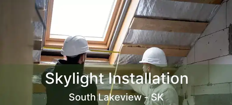  Skylight Installation South Lakeview - SK