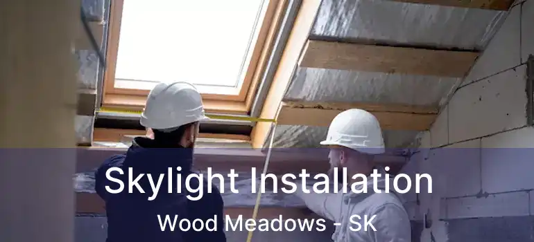  Skylight Installation Wood Meadows - SK
