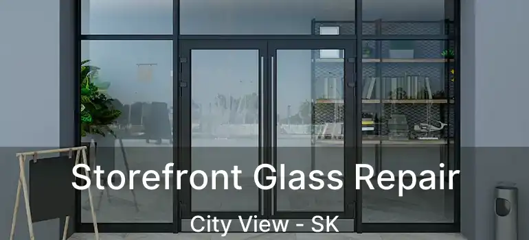  Storefront Glass Repair City View - SK