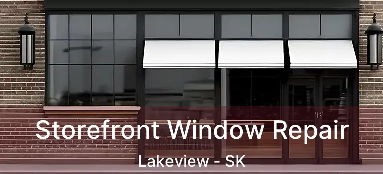  Storefront Window Repair Lakeview - SK