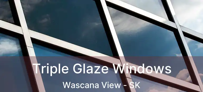  Triple Glaze Windows Wascana View - SK