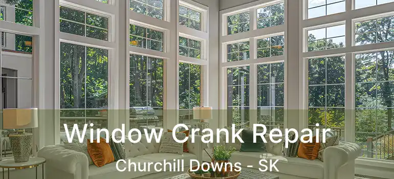  Window Crank Repair Churchill Downs - SK
