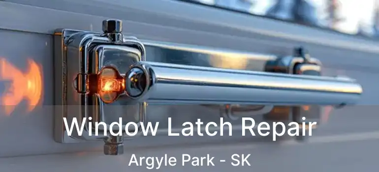  Window Latch Repair Argyle Park - SK