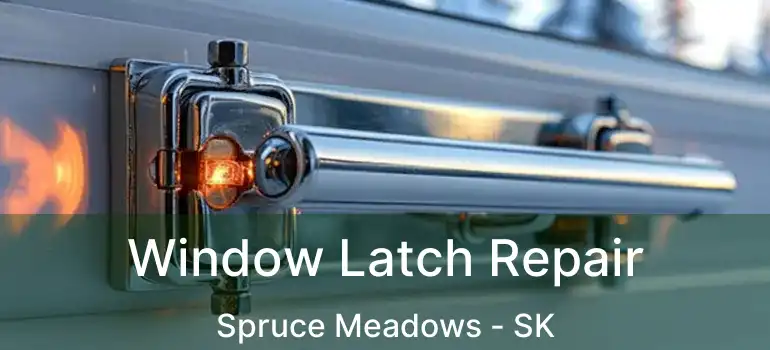  Window Latch Repair Spruce Meadows - SK