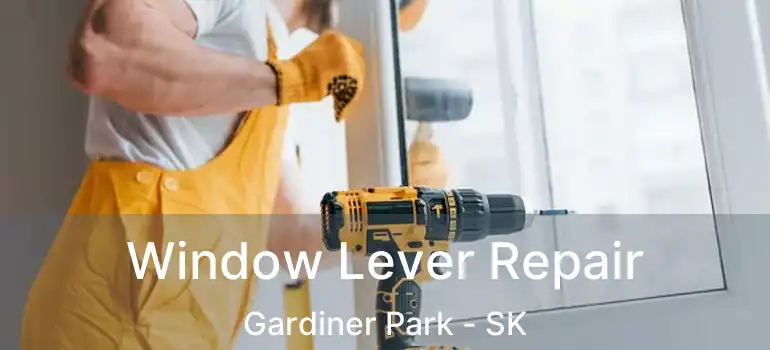  Window Lever Repair Gardiner Park - SK