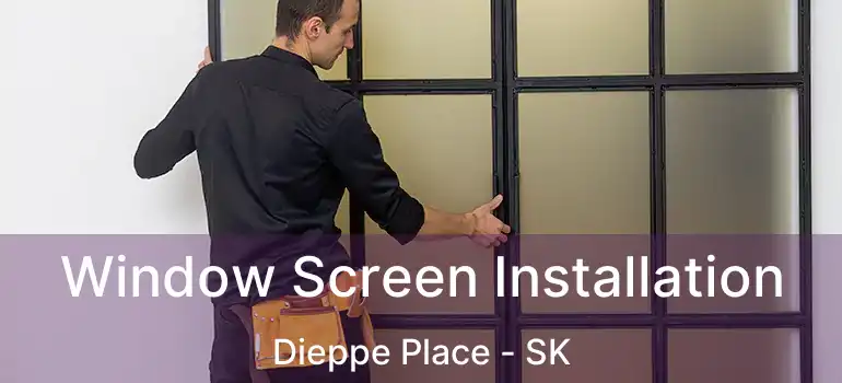  Window Screen Installation Dieppe Place - SK